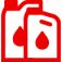 lubricants icon in red